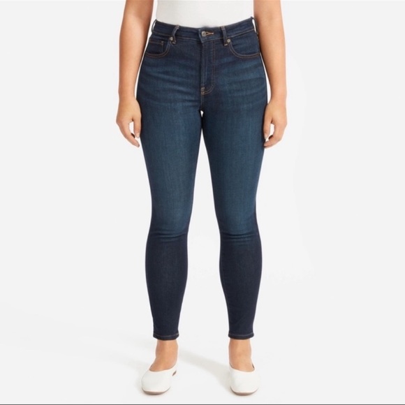 Everlane Plus Size The Curvy High-Rise Skinny Crop Jeans - Picture 1 of 5
